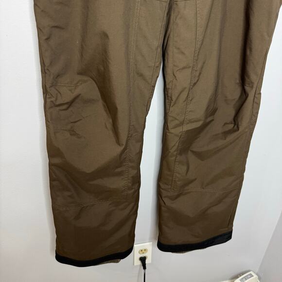 Columbia Mens Winter Snowboard Ski Pants Brown Omni Tech Outdoor Sz L - Picture 2 of 12